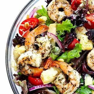 Рецепт салата с морепродуктами