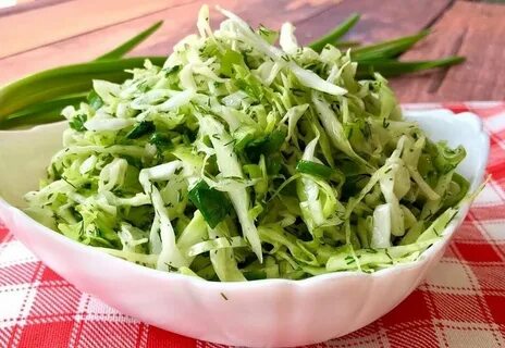 Капуста свежая с маслом