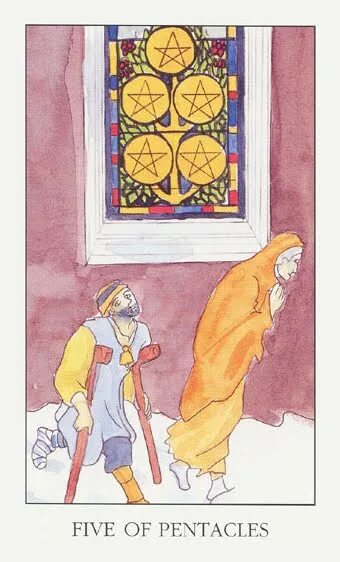 5 жезлов пентаклей. Пятерка пентаклей таро. 5 пентаклей таро. 5 жезлов энергия. Карта 5 пентаклей.