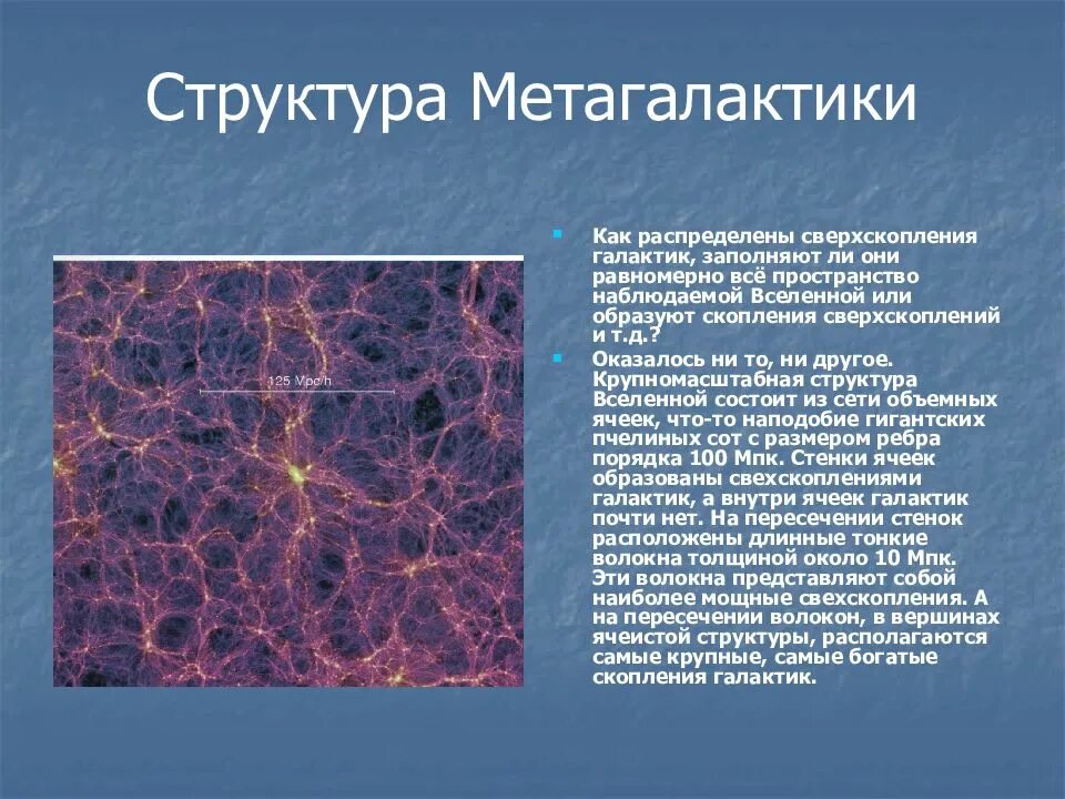 Строение вселенной физика. Структура Вселенной Метагалактика. Ячеистая структура Метагалактики. Структура Метагалактики кратко. Структура мегагвлактики.