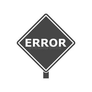 Error sign