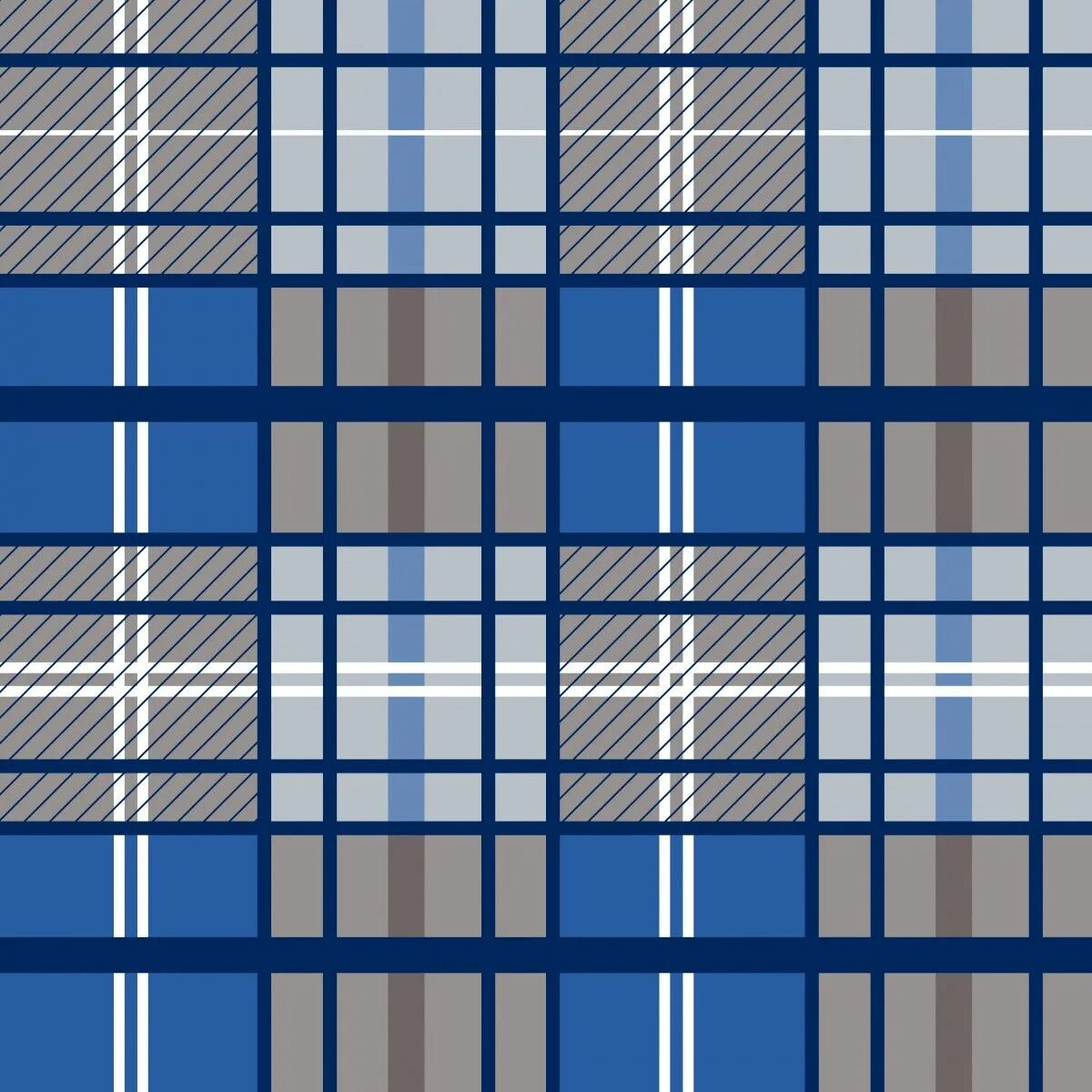 Клетчатый тип. Шотландский орнамент тартан. Тартан балморал (balmoral). 1. Клетчатый тип.