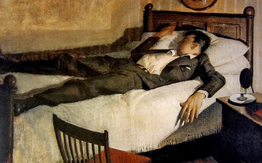 Спящие композитор. Картина спящий. спящий мужчина в живописи. картины спящих людей. спящие люди в живописи.