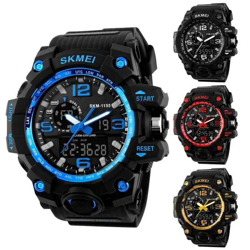 Китайские часы 3 в 1. Часы SKMEI 1155. Часы SKMEI 1155b. Часы SKMEI Dual time. Часы SKMEI 1155 детские.