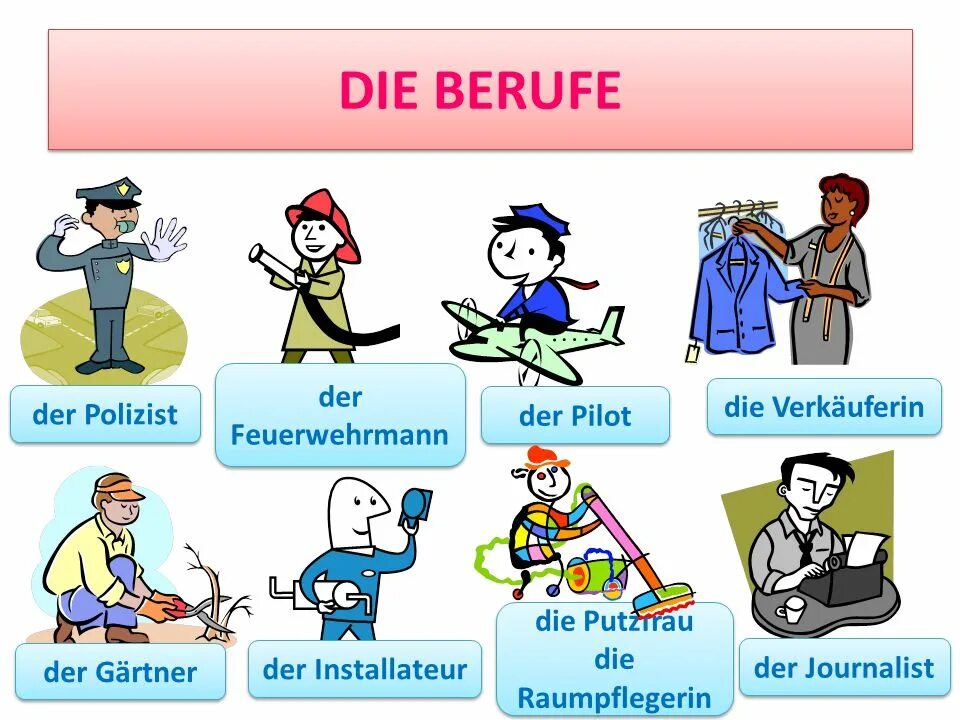 Профессии на немецком языке. Профессии по немецки. Немецкие специальности. Профессии на немецком языке с переводом.