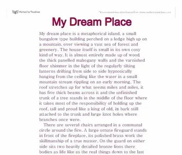 My english dream