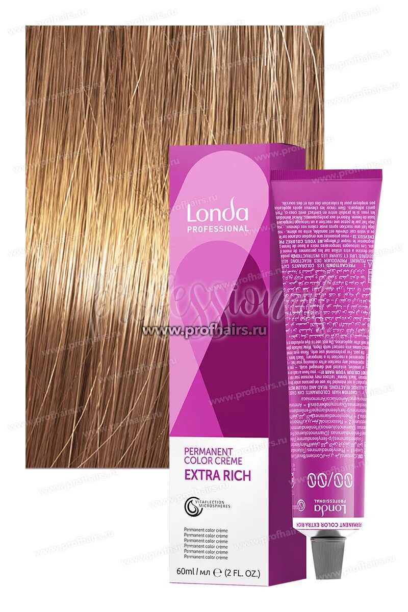 Londa Professional Стойкая крем-краска Londacolor Creme Extra Rich, 8/07 светлый