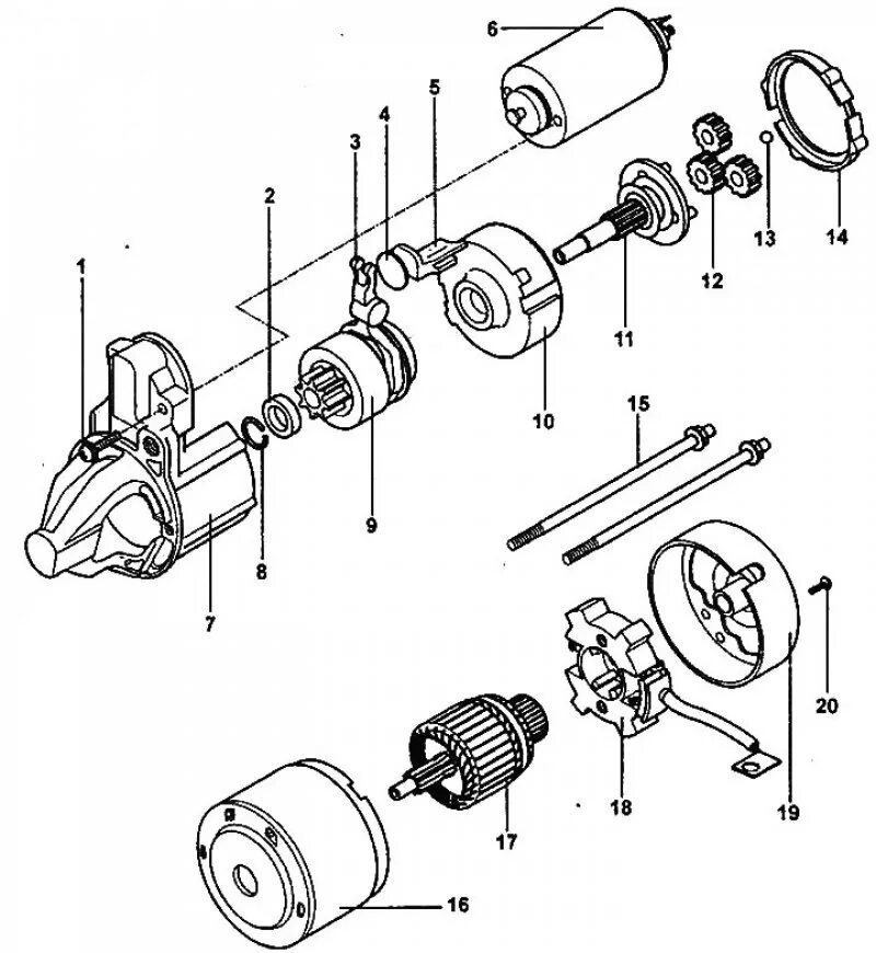Cхема сборки стартера АВЗ 2109. Стартер ВАЗ 2110 В разборе схема. Стартер ВАЗ 2109 разборка и сборка. Схема разбора стартера т 40. Сборка стартера ваз