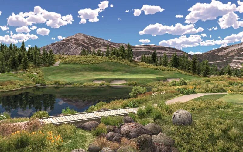 Natures project. Yellowstone Golf Club. Mountain Park entrance.