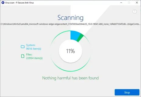 Scan virus