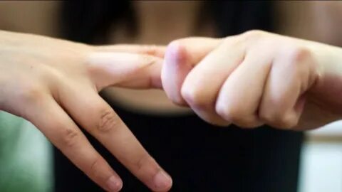 Finger being in the