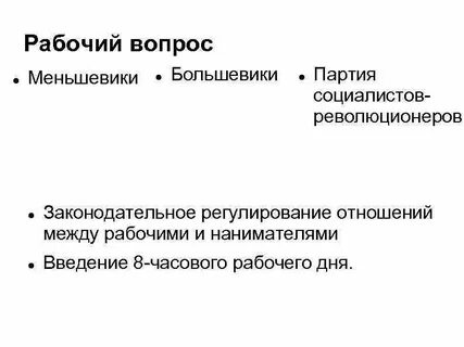 Рабочий вопрос рсдрп