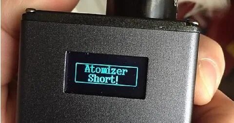 Почему пишет no atomizer