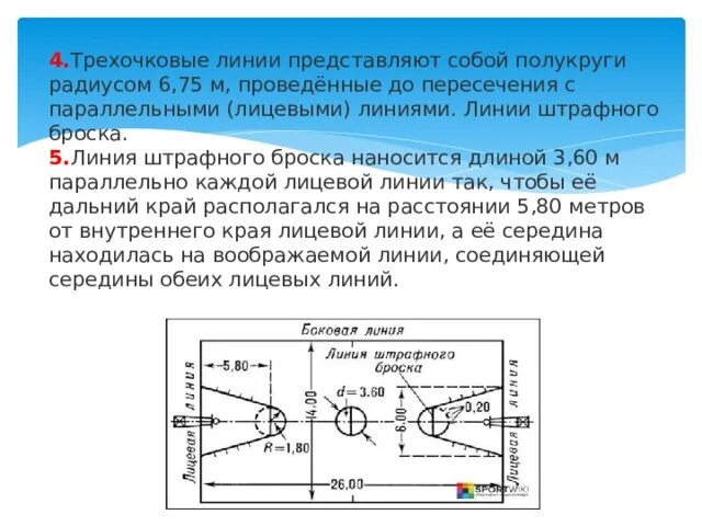 Что представляет собой трехочковая линия в баскетболе