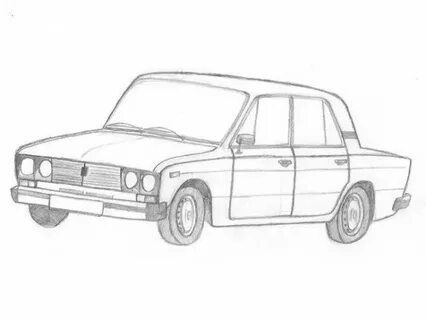 Как нарисовать ваз 2106