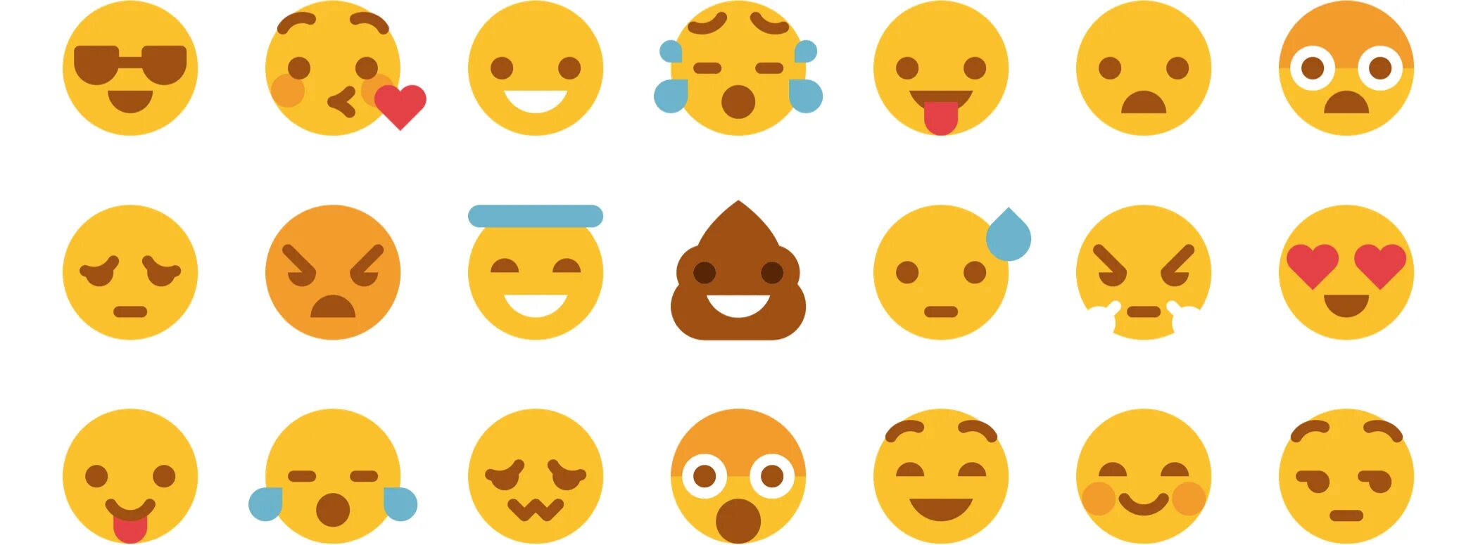 Emoji icons. Набор ЭМОДЖИ. Смайлики стандартные. Смайлы в одном стиле. Иконки эмодзи.