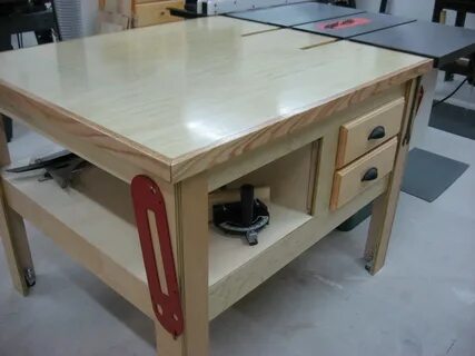 The saw is the table