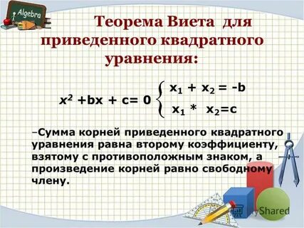 Виета объяснение