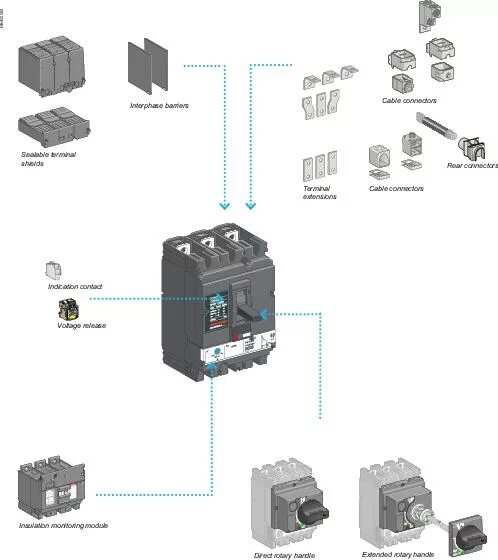 Выключатели cvs. Моторный привод для автоматических выключателей schneider electric. cvs100b. lv429387 расцепитель напряжения независимый mx 240в 5060гц. выключатель автоматический uan25b кат.№ uan25b3bm2c2s251nbaelpqs2.