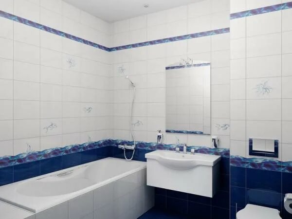 Дизайн-проект из плитки и керамогранита Kerama Marazzi Баккара 2 - интернет-мага