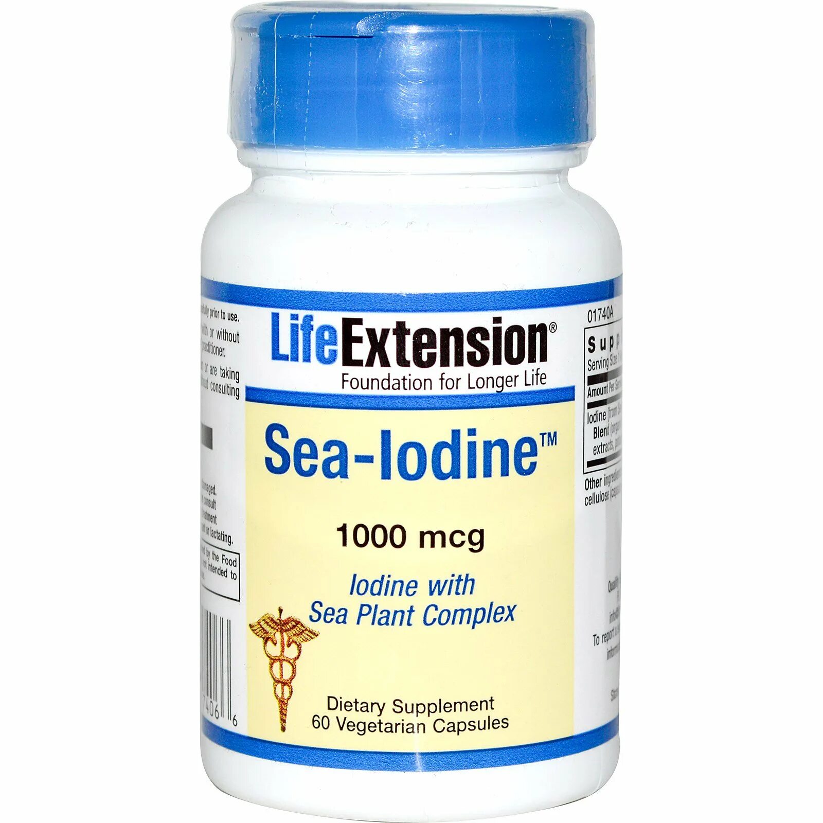 Йод 1000. Life Extension, Sea-Iodine, 1000 мкг, 60 вегетарианских капсул. Sea Iodine 1000. Морской йод Life Extension. Йод 1000 мкг.