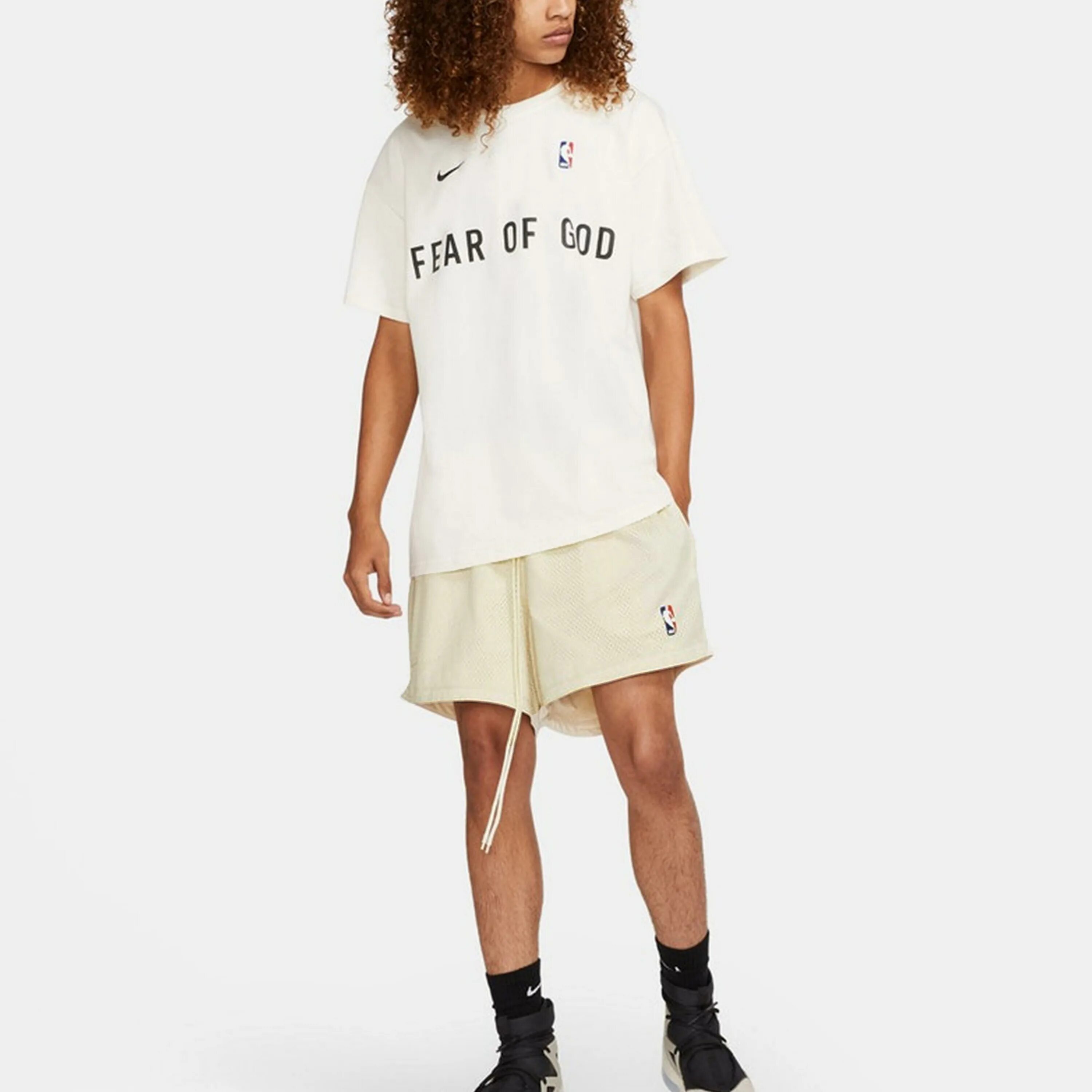 Nike Fear of God шорты. Nike x Fear of God футболка. Шорты Nike x Fear of God. Шорты Nike NBA Fear of God.