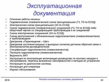Роль технических документов