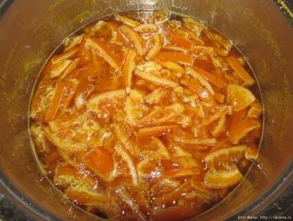 Апельсиновое варенье с кожурой рецепт