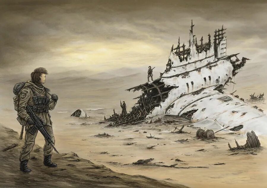 Дем арт. Постапокалипсис рисунки. постапокалипсис арты. польский художник постапокалипсис. катастрофа фэнтези.