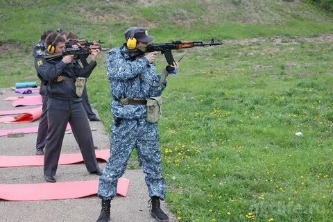 Во время учебных стрельб
