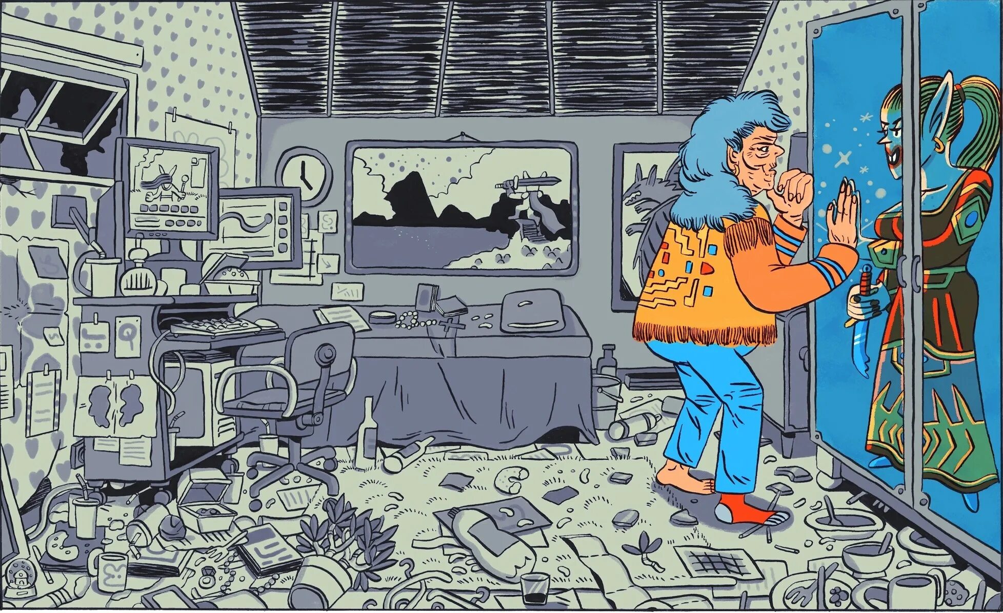Computer games addiction