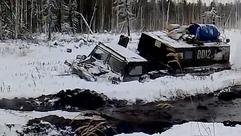 Зимник бездорожье видео