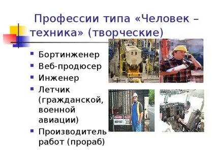 Человек техника список