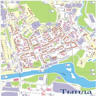 Тында на карте