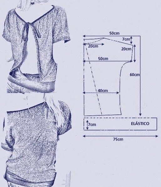 Pin by Berna Mena Araya on Diseños y Patrones Dress sewing patterns, Blouse patt
