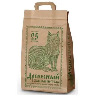 Кошачий наполнитель сосновый