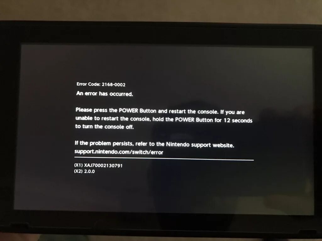 System error please