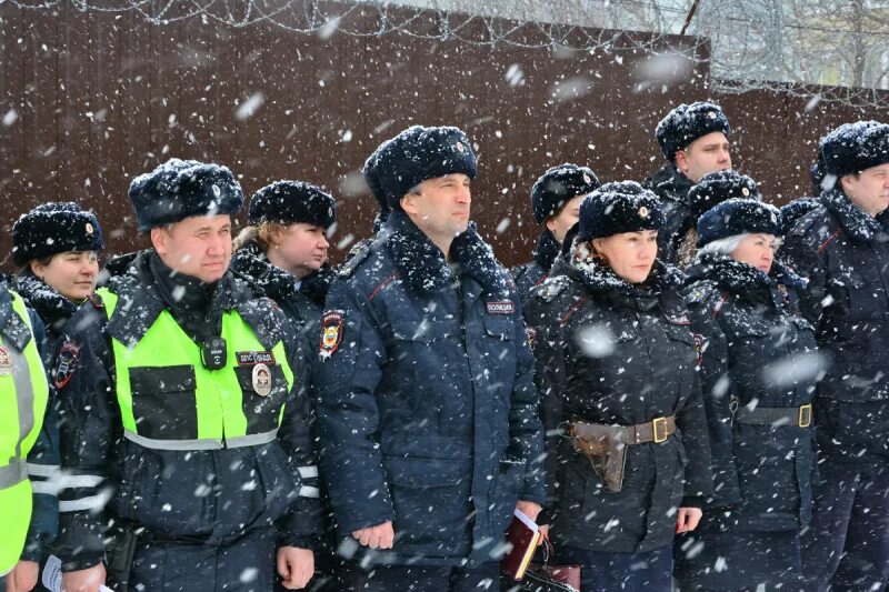 На площади им. Ленина г. Пензы состоялся общегородской развод патрульно-постовых