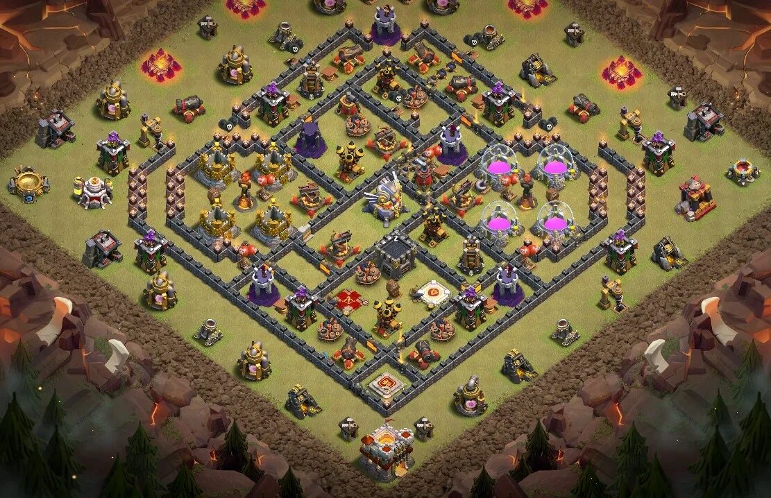 13 тх clash of clans. База клэш оф кланс 11 ратуша. Планировка клеш оф кленс 11тх. Расстановка 11 ТХ. База клэш оф кланс 11 ТХ.