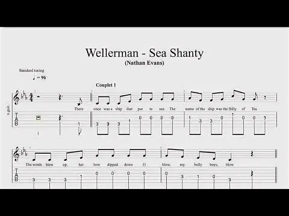 Nathan Evans - Wellerman (Sea Shanty) (Sea Shanty). Wellerman Sea Shanty текст. Веллерман Ноты. Wellerman Guitar Tabs.
