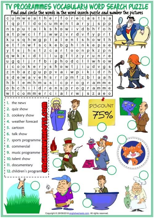 English programmes. TV Wordsearch. Word search Puzzle for Kids. Кроссворд по английскому TV programmes. Телевизионные программы на английском языке.