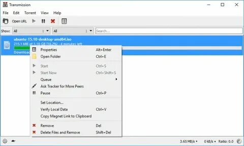 Transmission client