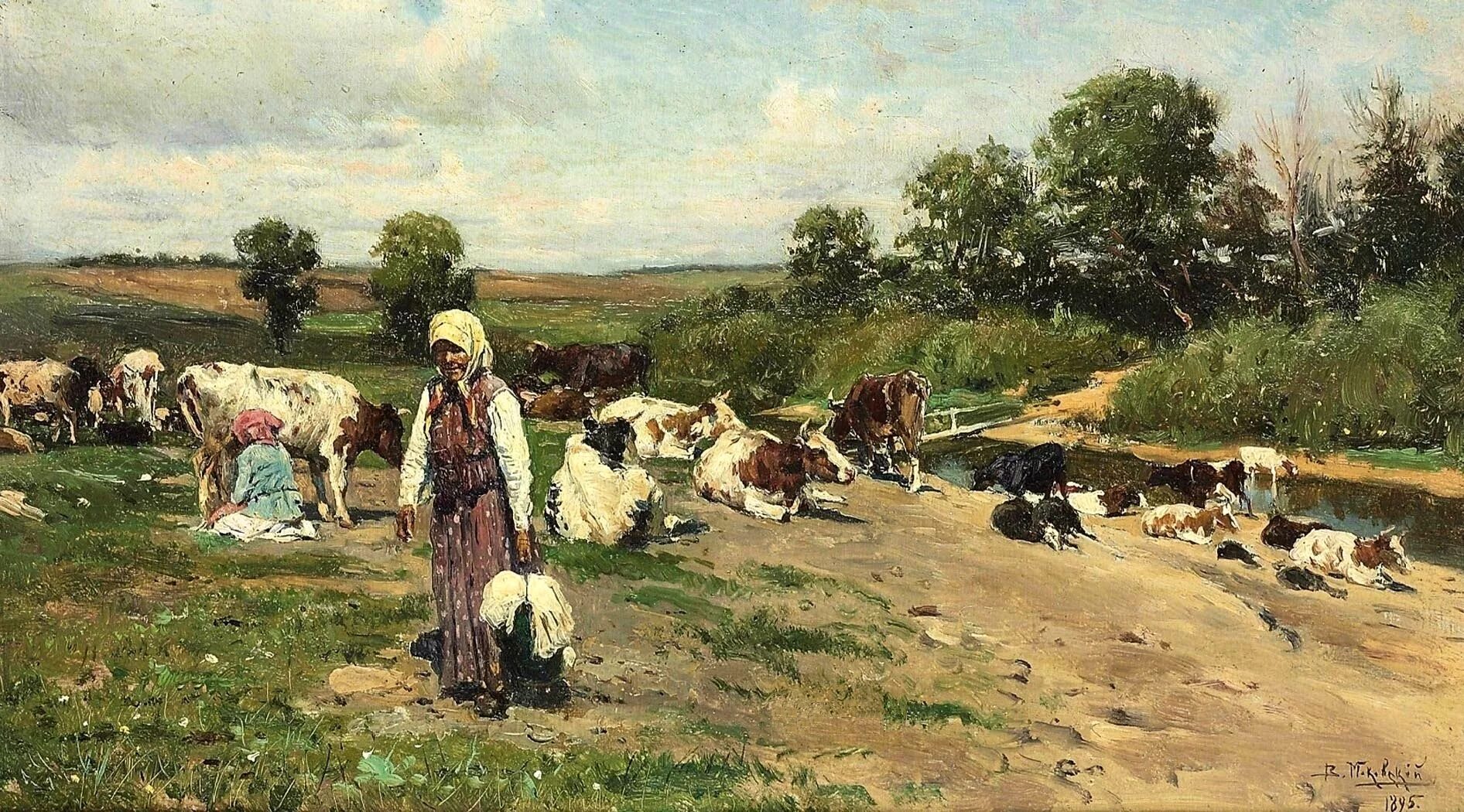Русские картины названия. Маковский Владимир Егорович (1846-1920). Художник Маковский Владимир Егорович. Владимир Егорович Маковский крестьянка. Картины Владимир Маковский, (1846 — 1920).
