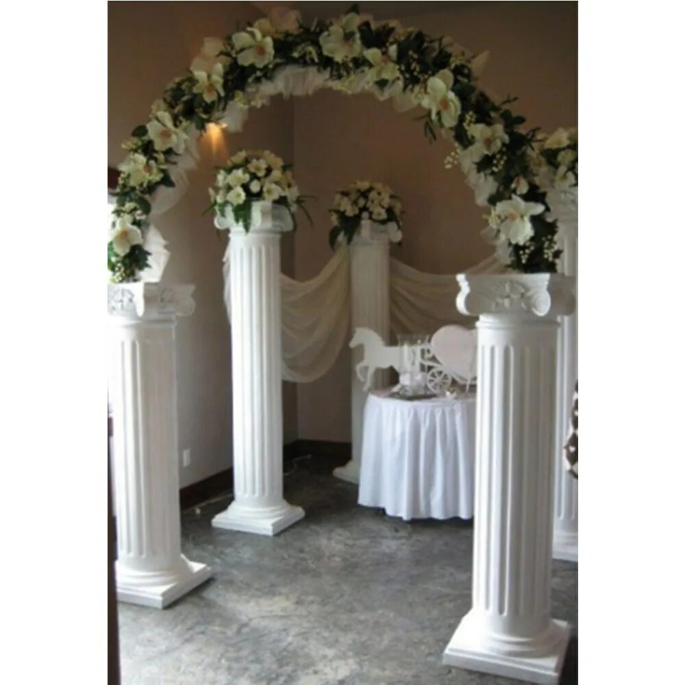 10 популярных идей на тему "pillar decorations columns wedding" для вдохновения