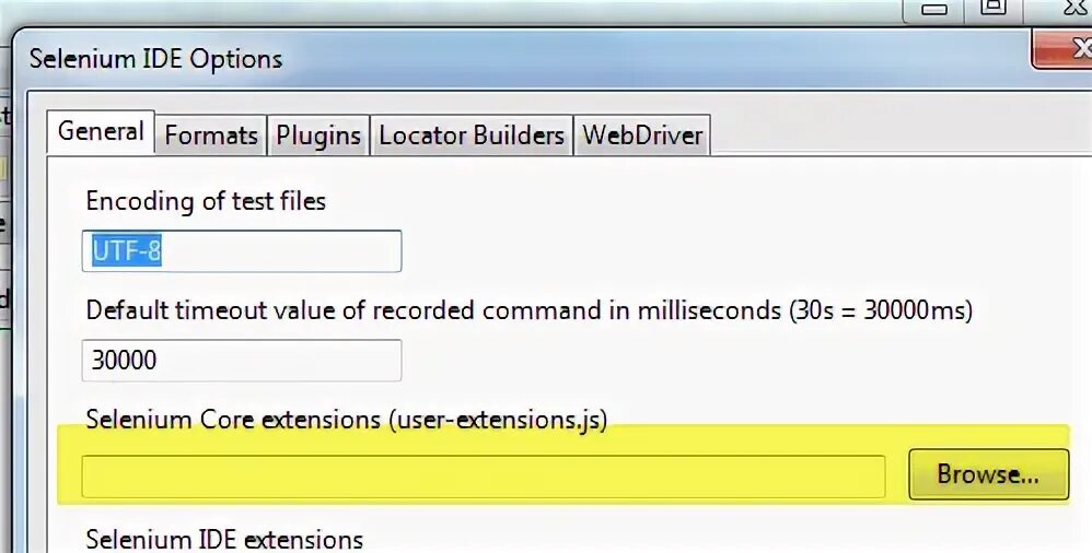 User extensions