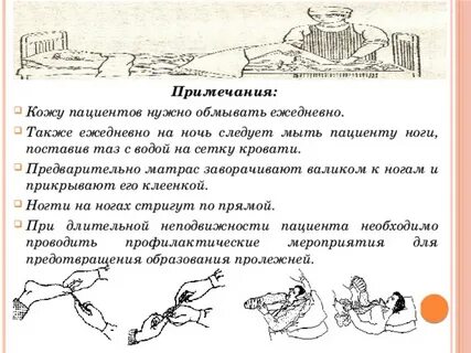 Уход за кожей пациента