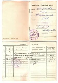 Заполнить вкладыш
