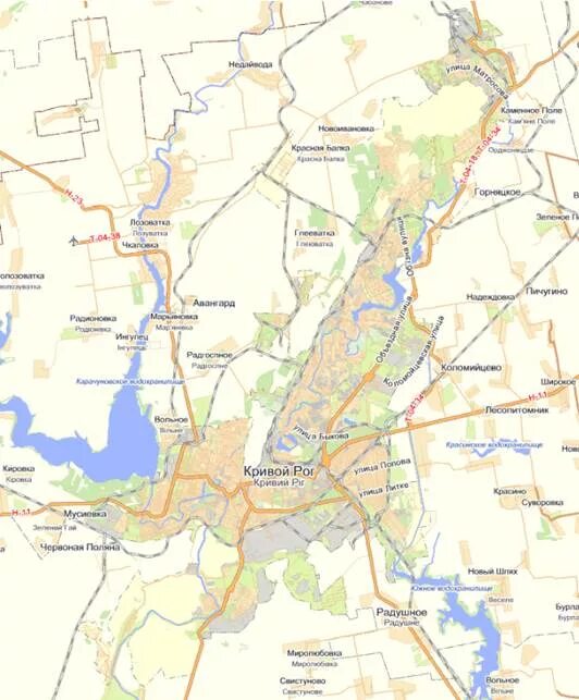 Кривой рог где находится область. Кривой рог где находится область