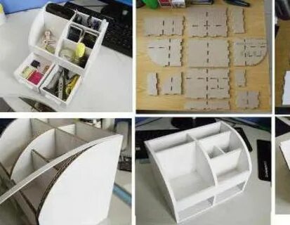 Органайзеры из коробок картонных