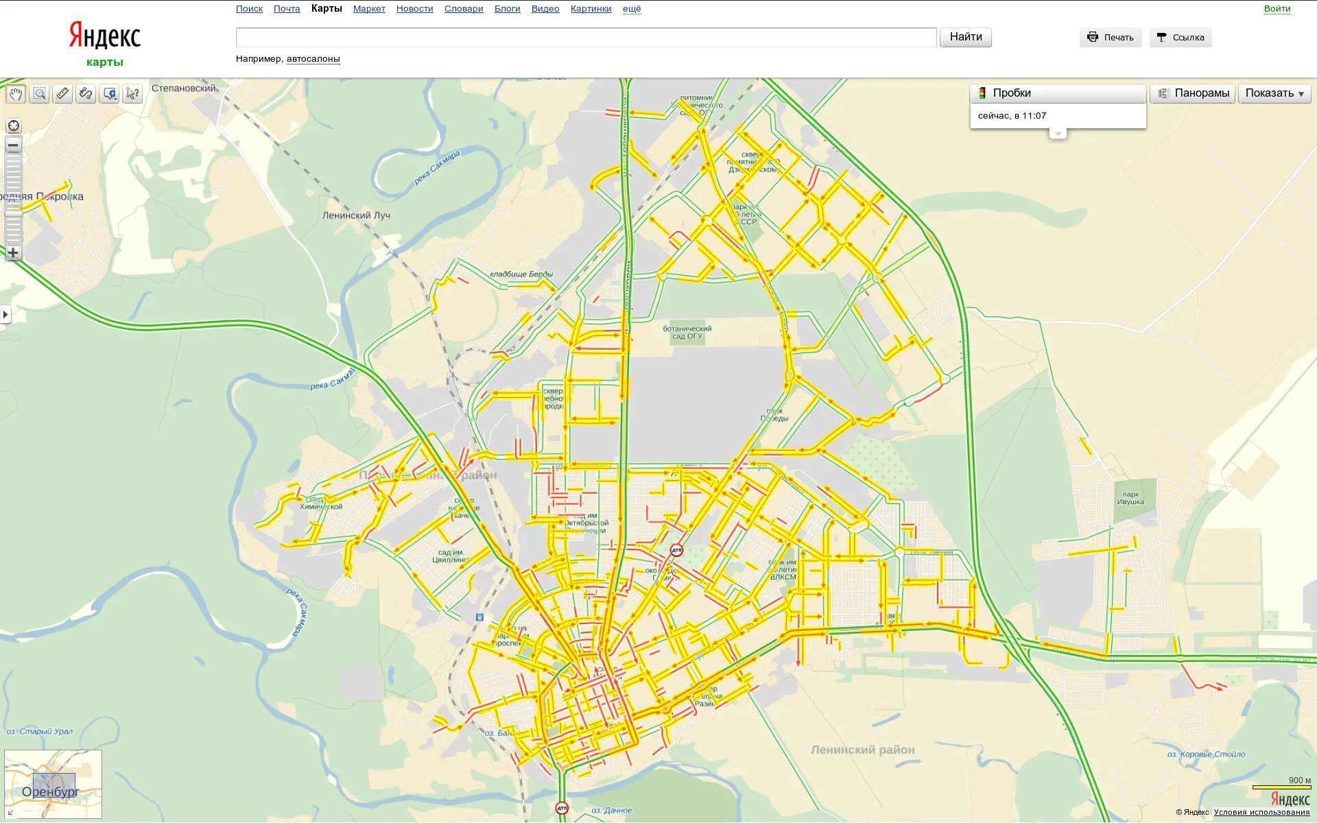 Интерактивная карта оренбурга. Оренбург на карте.